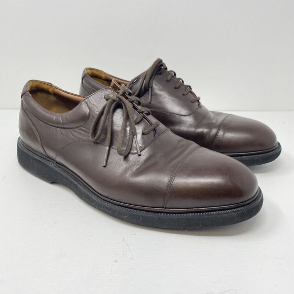 Rockport Brown 13 W Leather DresSports Cap Toe Oxford Shoes Mens main image 4